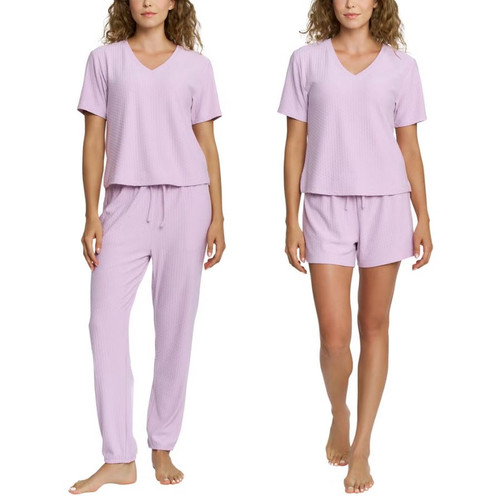 Honeydew Women's 3-Piece Lounge Set, Purple, X-Large