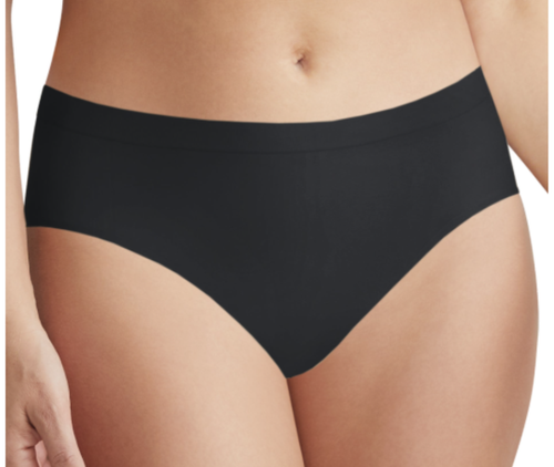 Bali Women's Comfort Revolution Easylite Seamless Hipster Panty, Black, 2X-Large