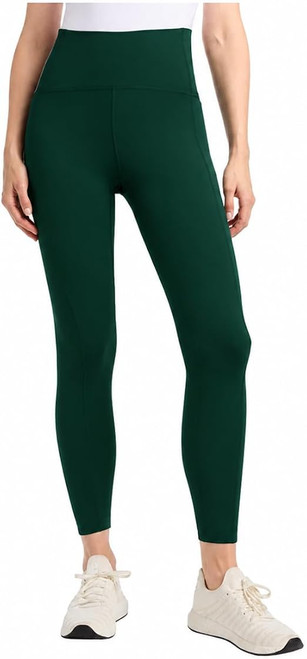 Danskin Women's Streamline Pocket Legging, Dark Emerald, X-Large