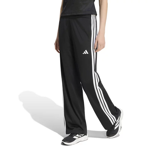 Adidas Women's Athletic Tri Lines Tapered Pants, Black, X-Large
