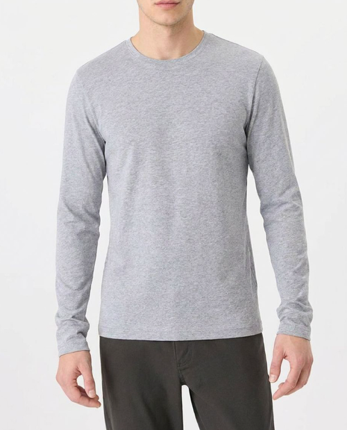 T-FLEX Men's Comfort Long Sleeve T-Shirt, Heather Gray, X-Large
