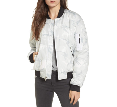 The North Face Women's Barstol Bomber Jacket, Gray, Medium
