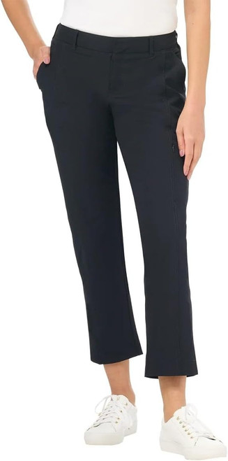 Kirkland Signature Women's Elastic Waistband Travel utility Pant, Black, 14