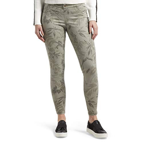 Hue Women's Twill Leggings, Assorted Sockshosiery, -Antique/Sea Grass, XS