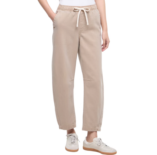 GAP Women's Pull On Pant, Elasticized Drawcord Waistband, Tan, X-Large