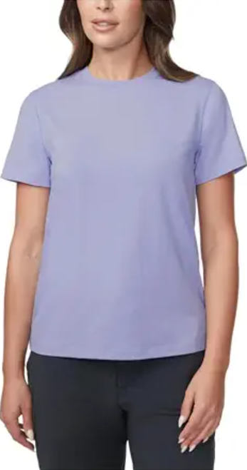 Merrell Women's Short Sleeve Moisture Wicking Active Tee Shirt, Lavender, X-Large