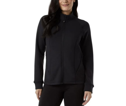 32 Degrees Heat Women's Full Zip Active Jacket, Black, Medium