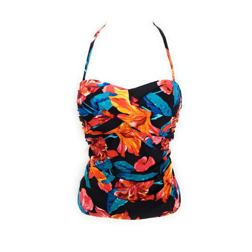 Heat Swimwear Bandeau Tankini, Garden Shores, Small