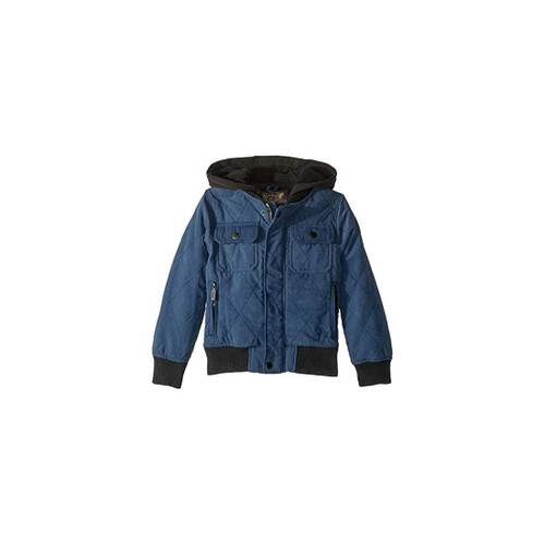 Urban Republic Kids Augustine Quilted Microfiber Bomber jacket, Navy, Small 4