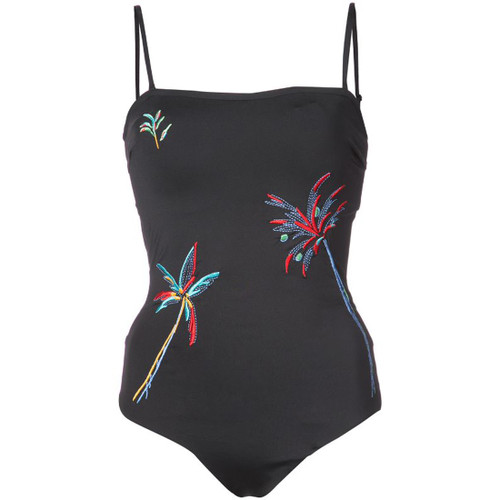 Onia Estelle One Piece Swimsuit, Black Multi, X-Small