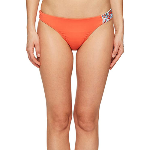 Letarte Beaded Trim Bottom Hot Coral XS