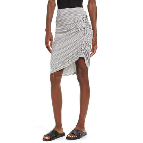 Splendid Women's Asymmetrical Skirt, Off White, Large