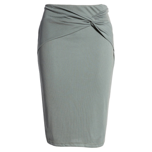 Splendid Women's Knot Detail Skirt, Moss, Medium