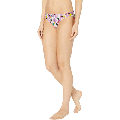 Kate Spade New York WallFlower Classic Bikini Bottoms, White, Large