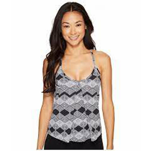 Lucy Unhindered Bra Top Lucy Black Deco Diamond Print XS