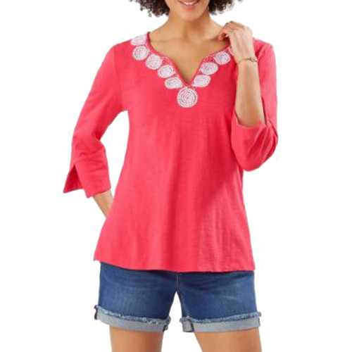 Tommy Bahama Keira Isle of Bliss Tunic, Teaberry, S