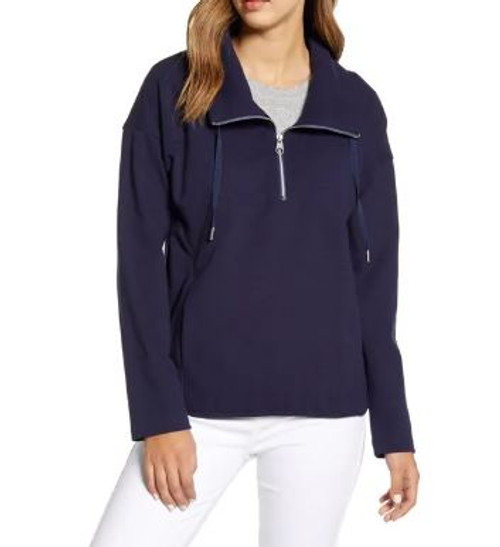 Tommy Bahama Beachy Bay Half-Zip Pullover, Island Navy, Small