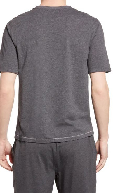 Lahgo Men's Restore Short Sleeve Pajama T-Shirt, Grey, XX-Large