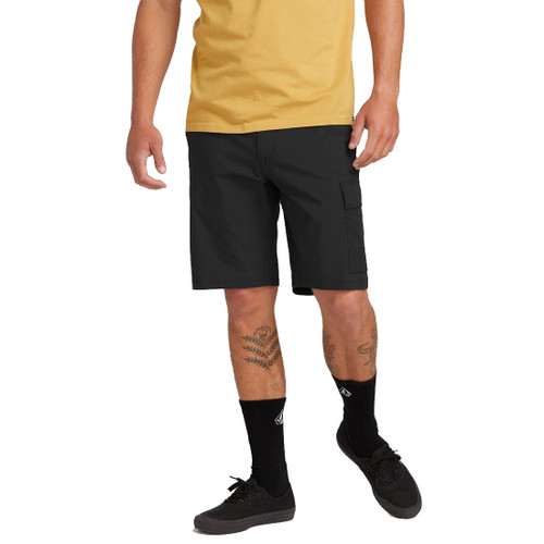 Volcom Yutes Surf N' Turf Hybrid Shorts, Asphalt Black, 31
