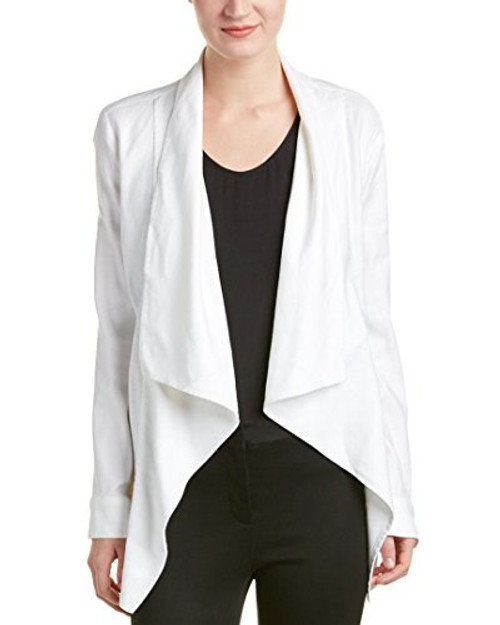 NYDJ Women's Stretch Linen Jacket, Optic White, Small