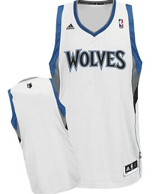 Adidas NBA Wolves Swingman Jersey, White, YM