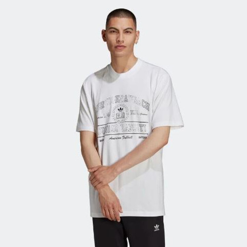 Adidas Originals Men's College Tee, T-Shirt, White, 2X-Large