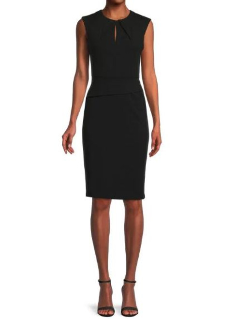 Calvin Klein Women's Sleeveless Dress, Black , 6