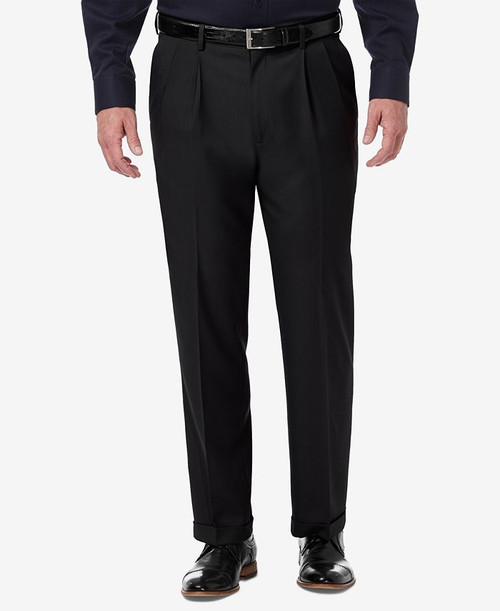 Haggar Men's Comfort Luxe Dress Pants, Classic Fit