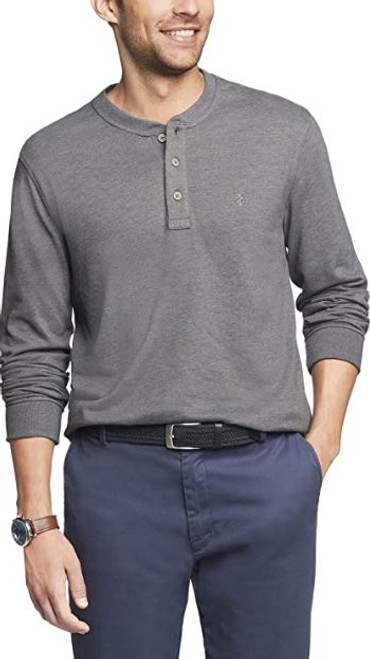 IZOD Men's Saltwater Long Sleeve Henley Shirt