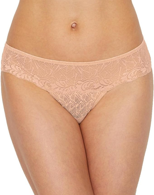 Wacoal Women's Vivid Encounter Bikini Panty, Rose dust, Large