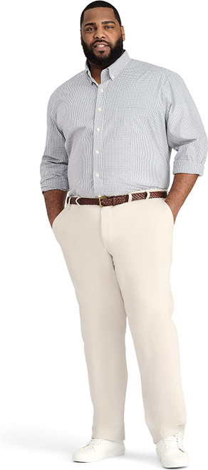 IZOD Men's Performance Comfort Longsleeve Gingham Button Down Shirt