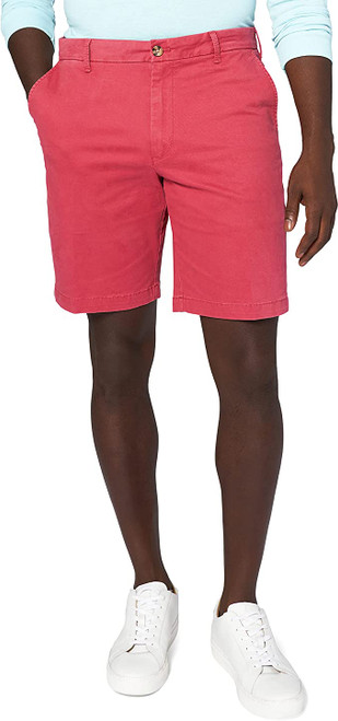 IZOD Men's Classic Flat Front Chino Short