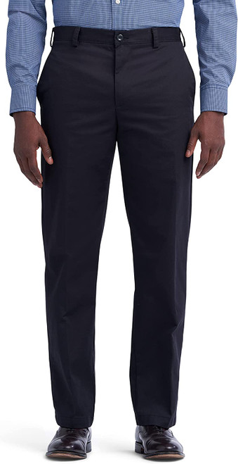 IZOD Men's American Chino Flat Front Classic Fit Pant