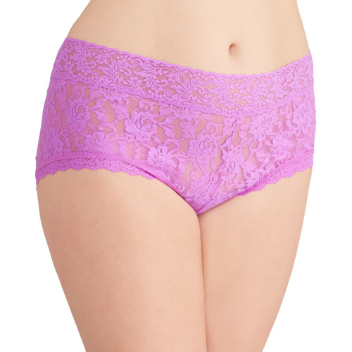 Hanky Panky Wide Band Boyshort Panty, Violet Crush, 2X