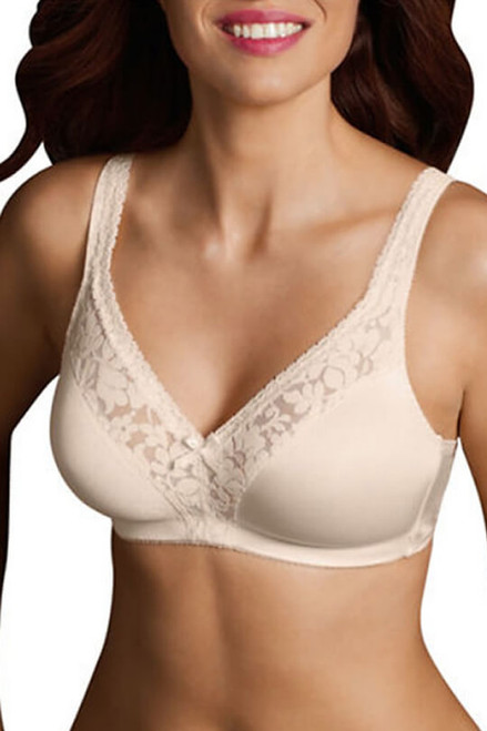 Warner's Firm Support Classic Wire Free Bra With Lace