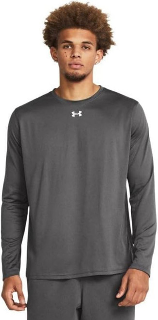 Under Armour Team Tech Mens Long Sleeve, Grey, 3X-Large