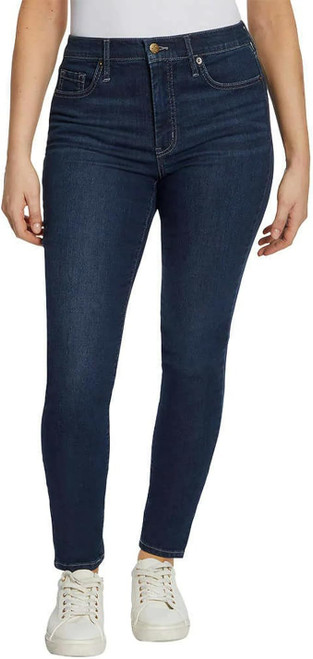 Jessica Simpson Women's Super Soft High Rise Skinny Jean, Dark Blue, 10