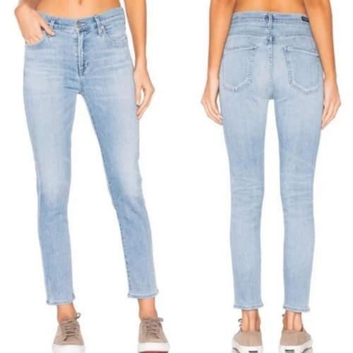 Citizens Of Humanity Rocket Crop High Rise Skinny Sculpt, Oracle Light Wash, 25