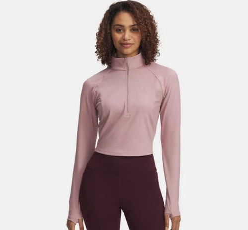 Under Armour Women's Motion 1/2 Zip, Rose, X-Small