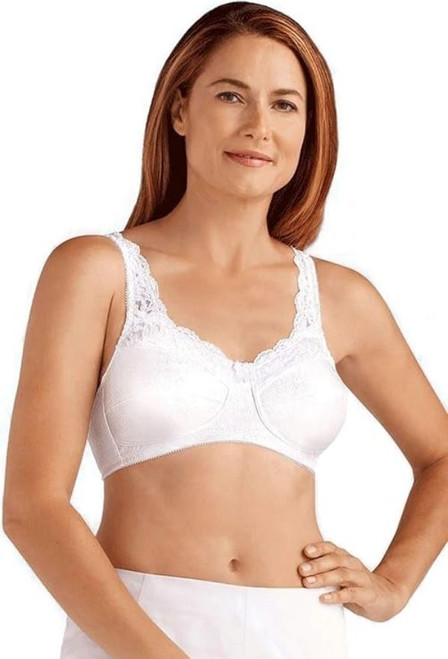 Amoena Women's Annabell Wire Free Bra, White, 36D