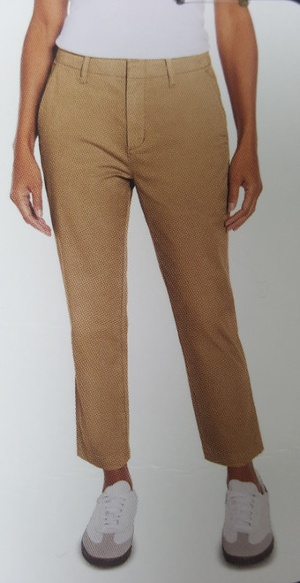 Gap Women's Stretch Cotton Slim Ankle Pants, Tan, 6