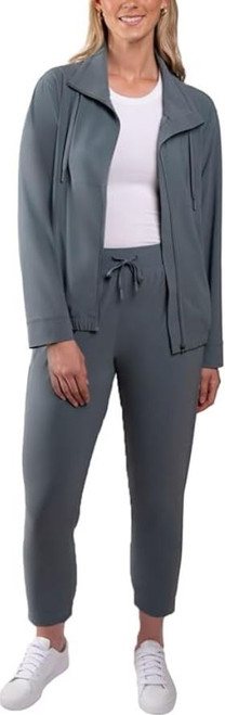 Kirkland Signature Women's Quick-Dry High Rise Active Pants, Blue, Small Kirkland Signature Women's Quick-Dry High Rise Active Pants, Blue, Small