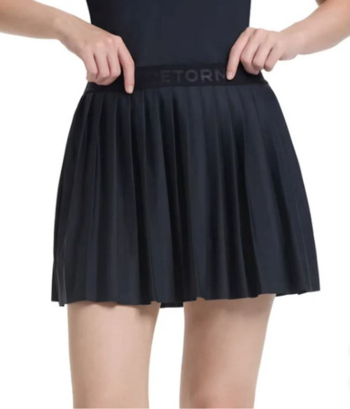 Tretorn Women's Classic And Versatile Pleated Golf Skort, Black, Medium
