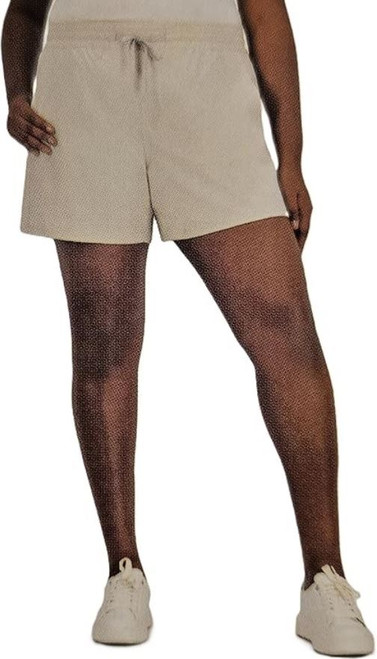 Pacific Trail Ladies Elastic Waist Band Side Pockets Casual Shorts, Putty, X-Large Pacific Trail Ladies Elastic Waist Band Side Pockets Casual Shorts, Putty, X-Large