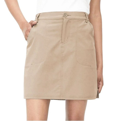 Tilley Women's Trek Skort, Elastic Side Waistband, Tan, Small Tilley Women's Trek Skort, Elastic Side Waistband, Tan, Small