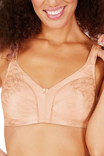 Amoena Women's Tessa Non Wired Pocketed Mastectomy Bra, Rose, 34D