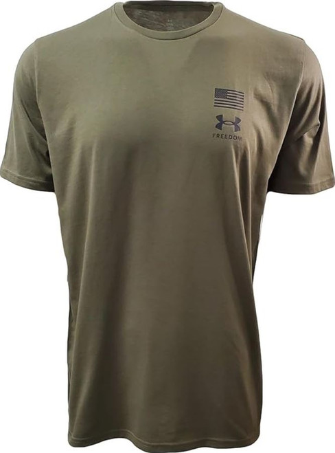 Under Armour Men's Freedom Flag Variation Short Sleeve T-Shirt, Marine Od Green, Small