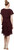 S.L. Fashions Women's Jewel Halter Neckline Cocktail, Fig, 14P