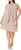 S.L. Fashions Women's Split Front Halter Neck Dress, Cashmere, 14W