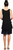 S.L. Fashions Women's Sleeveless Chiffon Tiered Cocktail Dress, Wedding Guest, Black, 4P